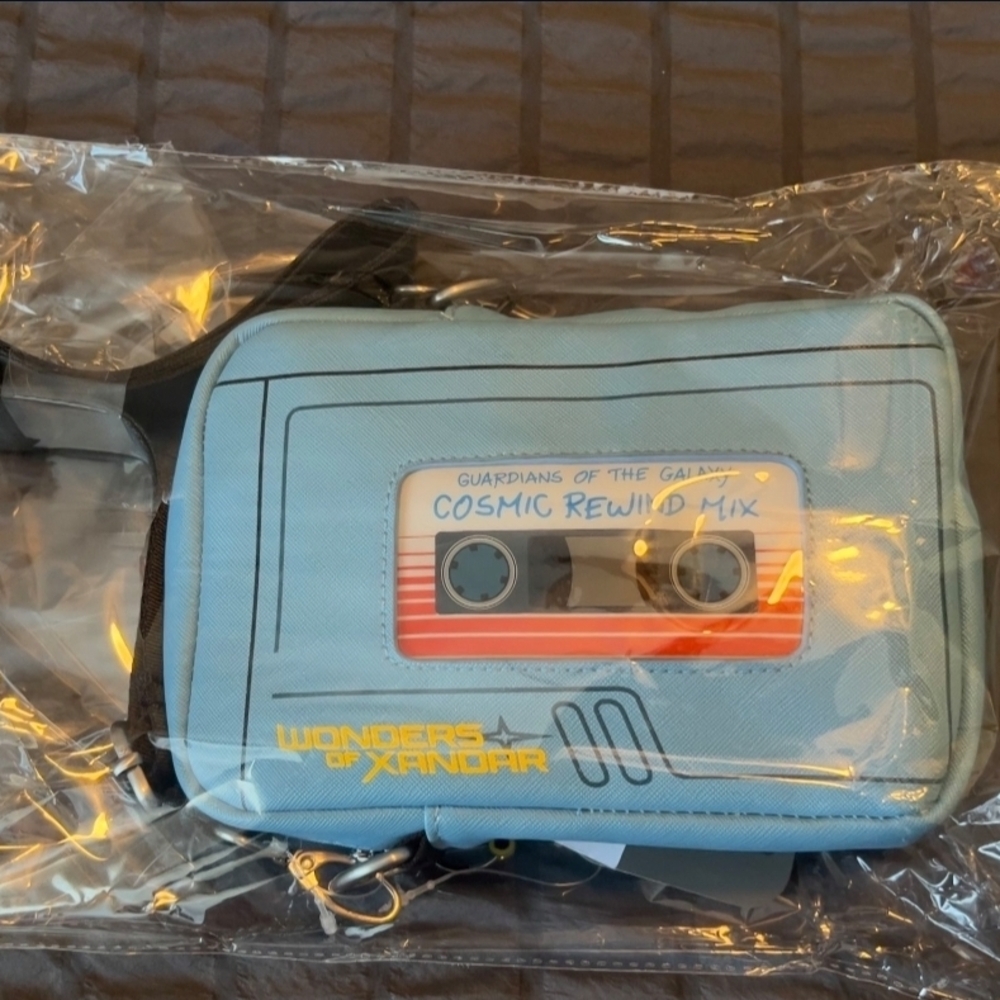 Disney Blue Cassette Crossbody Bag